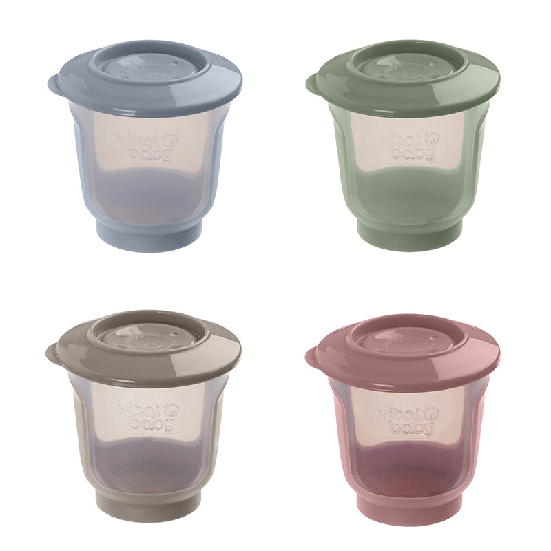 Vital Baby Nourish Store & Wean™ Pots 120ml 4Pk