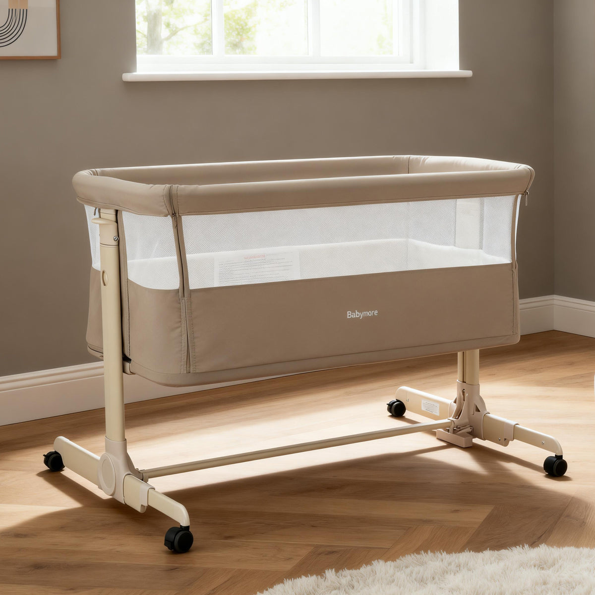 Babymore Caro Ultimate Nursery & Travel Bundle - White