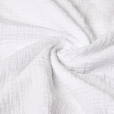 Obaby Bedside Crib Muslin Fitted Sheet - White