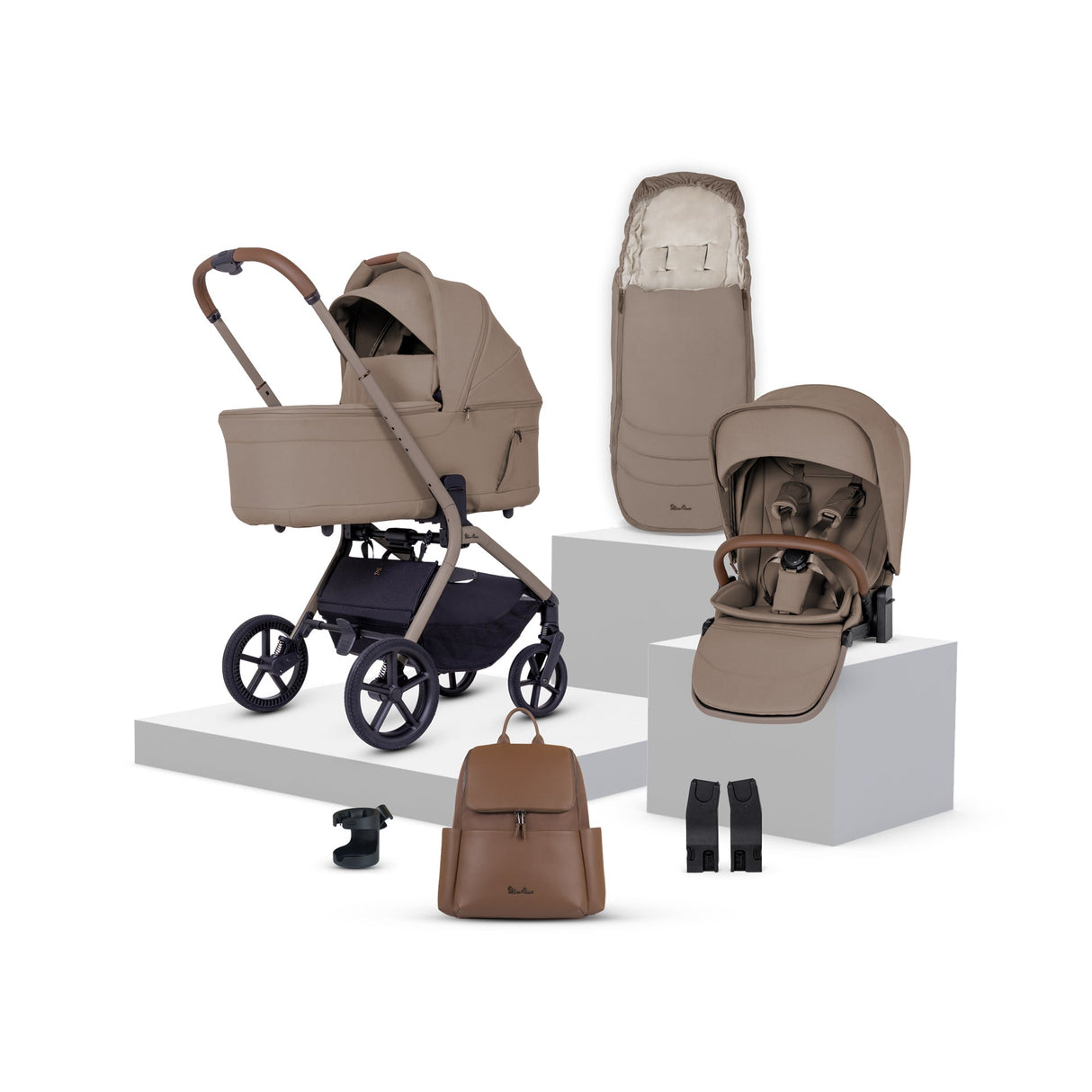 Silver Cross Breez Ultimate Accessory Bundle - Champagne