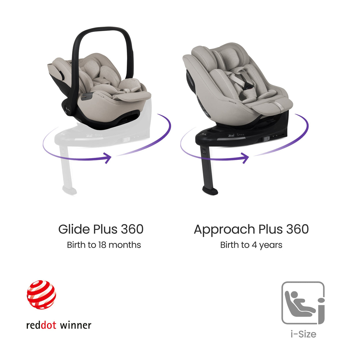 Silver Cross Breez Ultimate 360 Family Car Seat & Accessory Bundle - Champagne