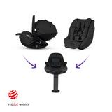 Silver Cross Breez Ultimate 360 Family Car Seat & Accessory Bundle - Onyx