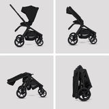 Silver Cross Breez Ultimate 360 Family Car Seat & Accessory Bundle - Onyx