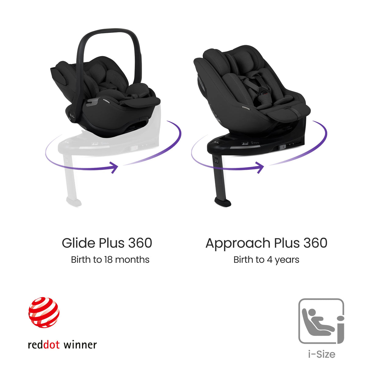 Silver Cross Breez Ultimate 360 Family Car Seat & Accessory Bundle - Pewter