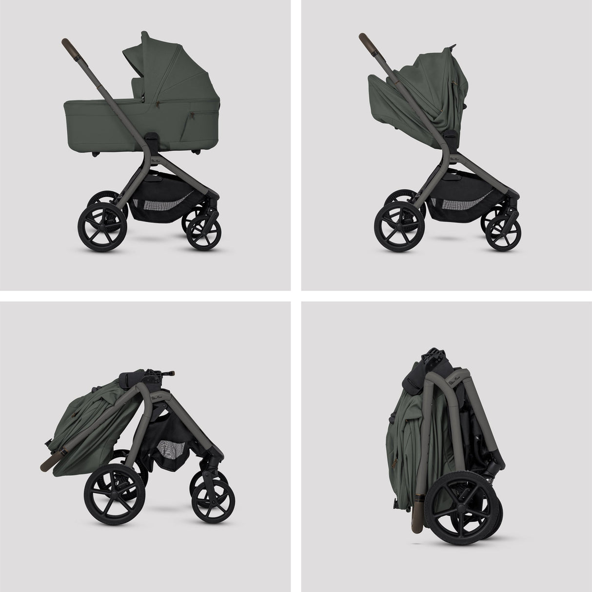 Silver Cross Breez Ultimate 360 Family Car Seat & Accessory Bundle - Pewter