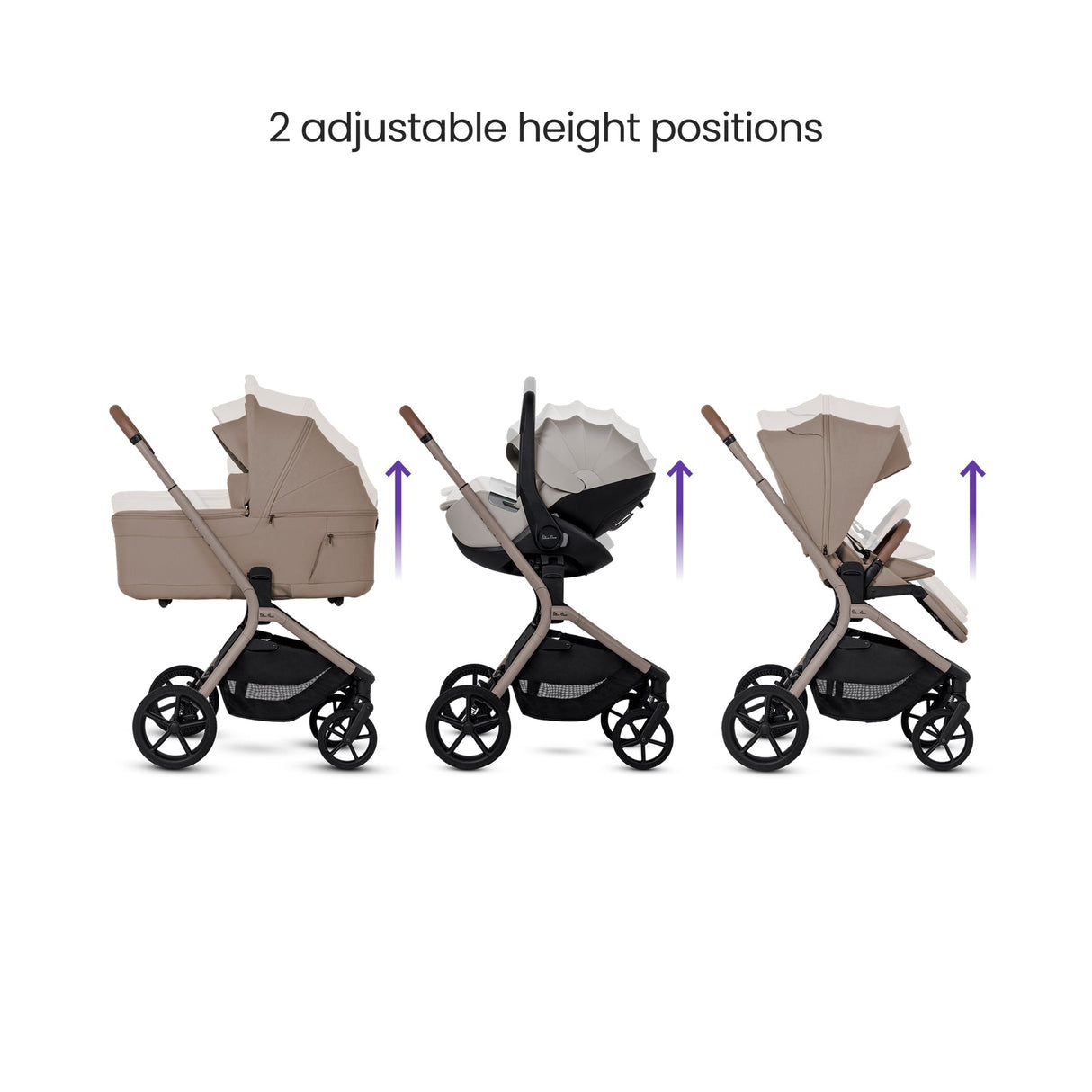Silver Cross Breez Ultimate 360 Car Seat Bundle - Champagne