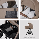 Silver Cross Breez Ultimate 360 Car Seat Bundle - Champagne