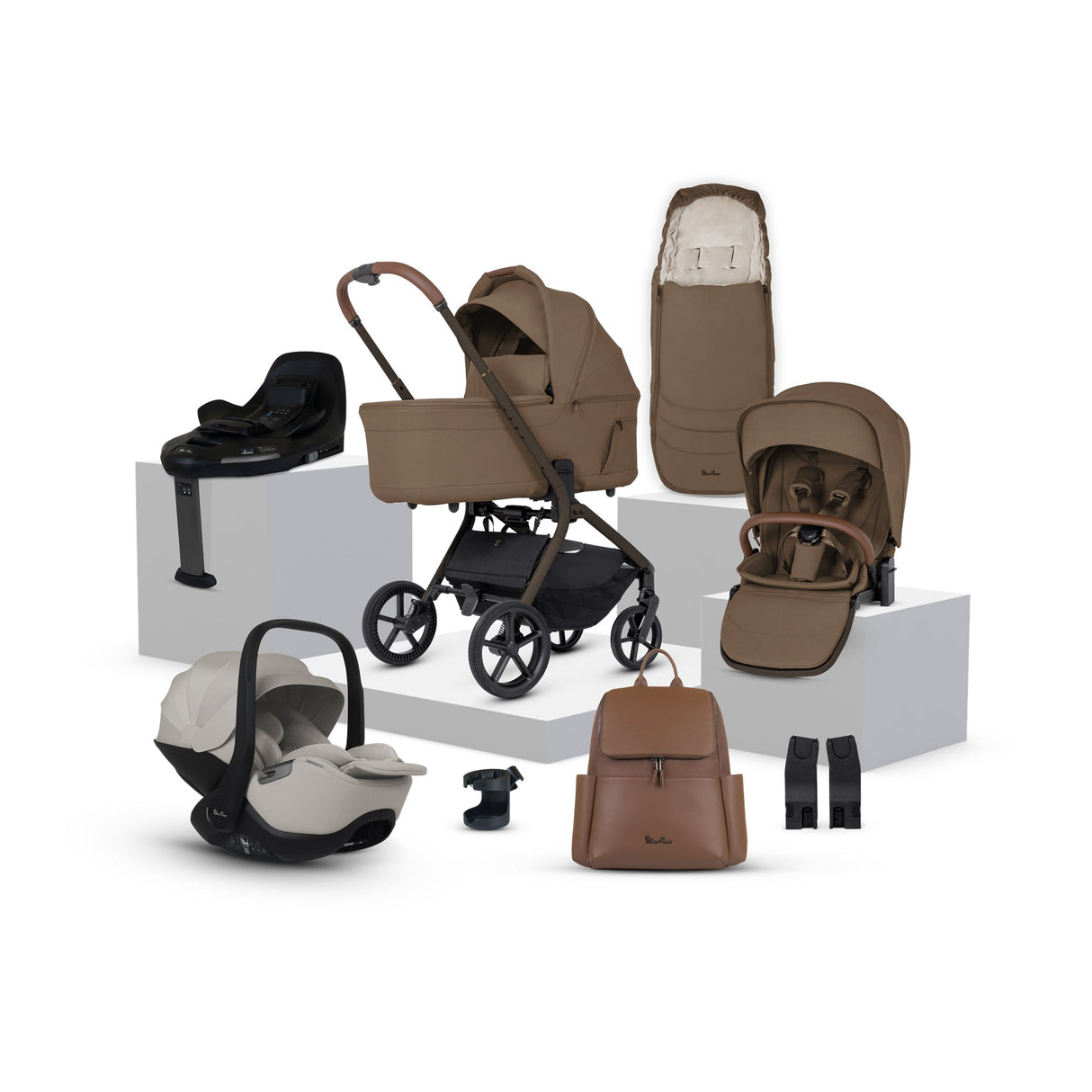 Silver Cross Breez Ultimate 360 Car Seat Bundle - Maple