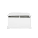 CuddleCo Beaumont Storage Box & Cushion Set - White
