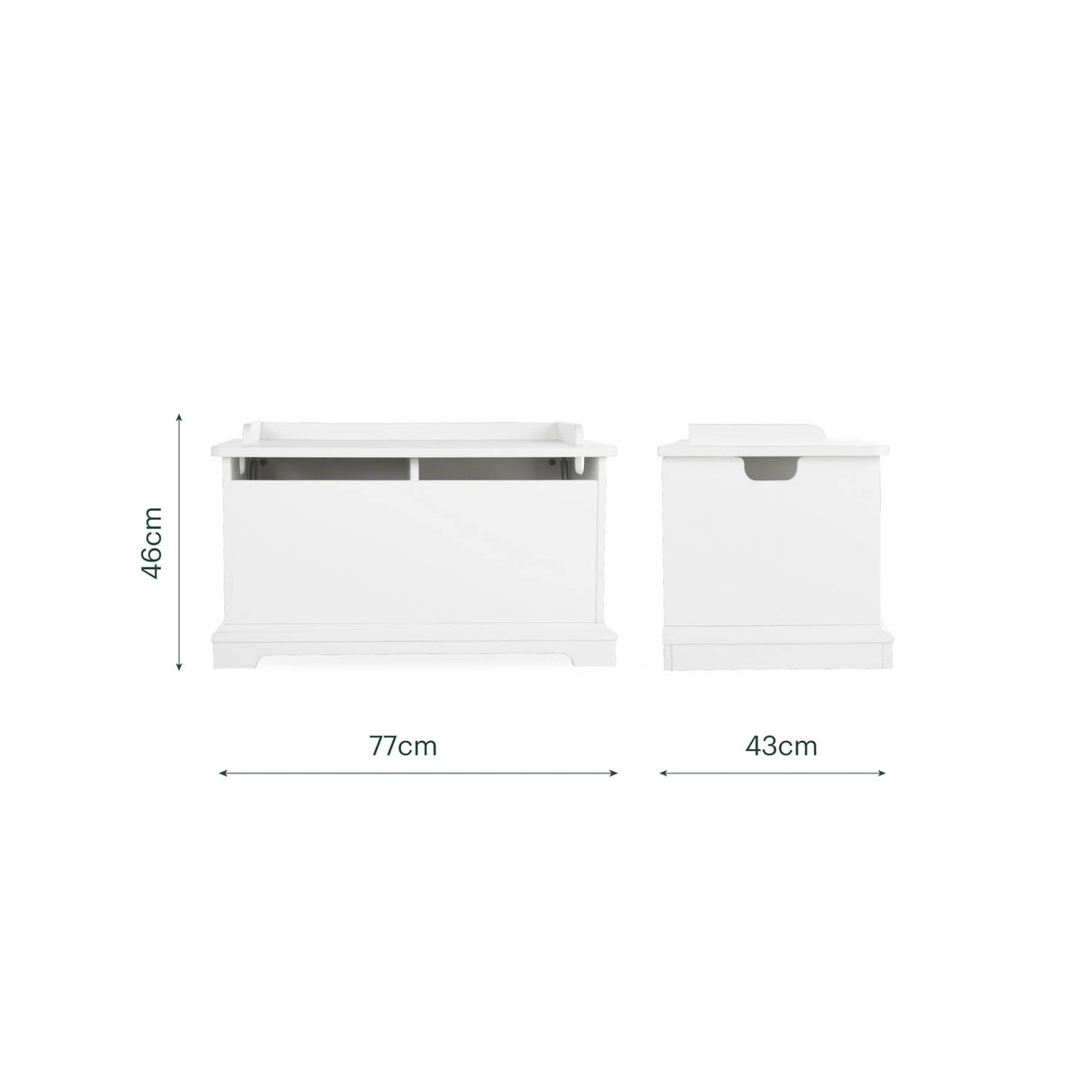 CuddleCo Beaumont Storage Box - White