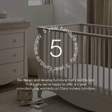 CuddleCo Clara Nursery Shelf - Cashmere and Ash