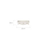 CuddleCo Clara Nursery Shelf - Cashmere and Ash