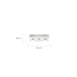 CuddleCo Clara Nursery Shelf - White and Ash