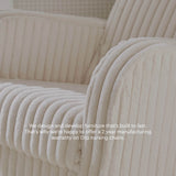 CuddleCo Etta Faux Fur Nursing Chair - Cream