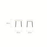 CuddleCo Marley Nursing Chair and Footstool - Teddy Off White