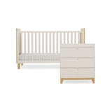 CuddleCo Remi 2 Piece Nursery Furniture Set - Oak & Cashmere