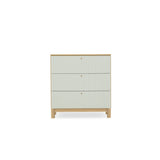 CuddleCo Remi Dresser Changer - Oak & Green