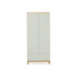 CuddleCo Remi Wardrobe - Oak & Green