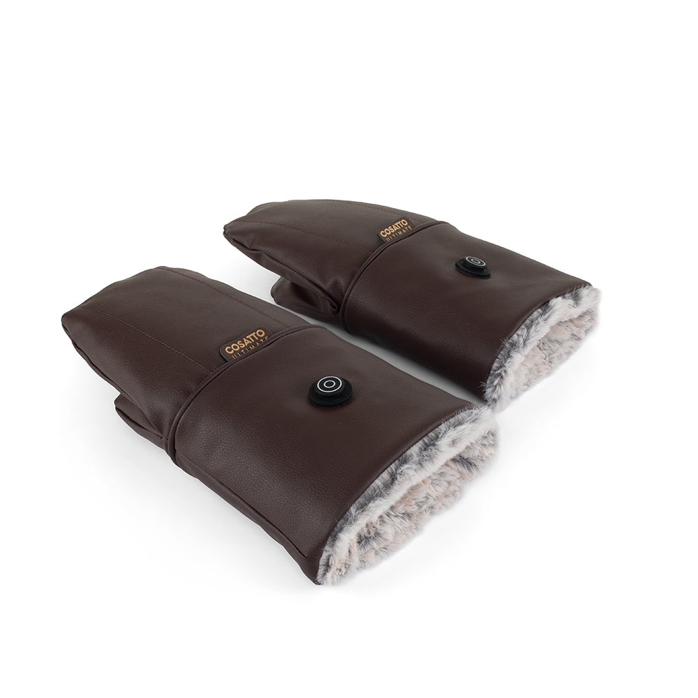 Cosatto Ultimate Heated Snuggle Mitts Brown