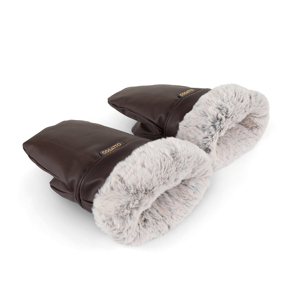 Cosatto Ultimate Heated Snuggle Mitts Brown