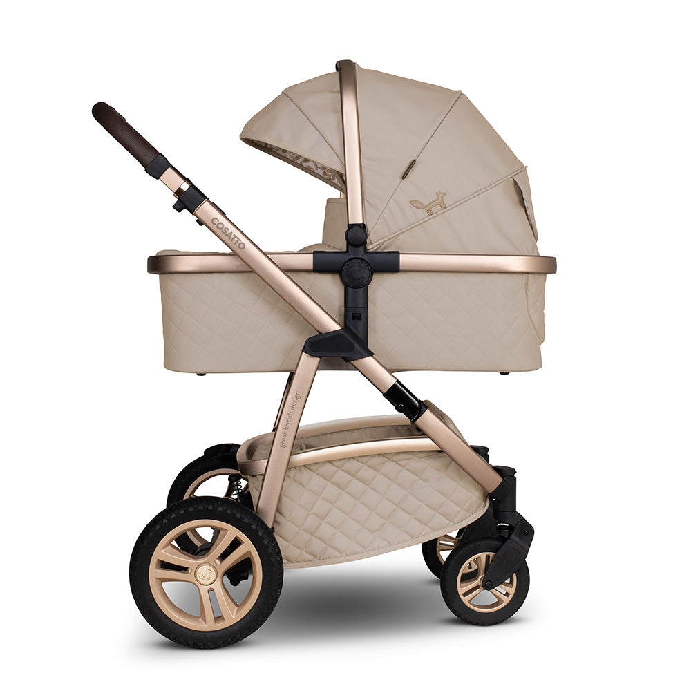 Cosatto Wow 3 All Stage Family Rotate & Recline 2 Base Bundle - Whisper