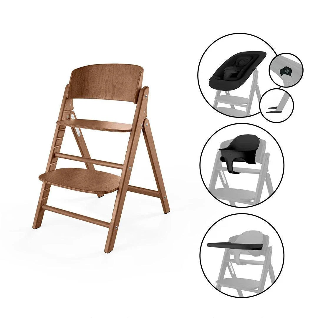 Cybex Click & Fold 4 in 1 Set - Dark Natural