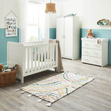 Babymore Caro Mini 3 Piece Room Set - White Wash