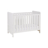 Babymore Caro Mini Cot Bed - White Wash