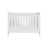 Babymore Caro Mini Cot Bed - White Wash