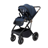 Babymore Chia Pram & Pushchair - Midnight Blue