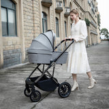 Babymore Chia Pram & Pushchair - Pearl Grey