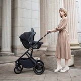 Babymore Chia Travel System + Coco Car Seat & Base - Midnight Blue