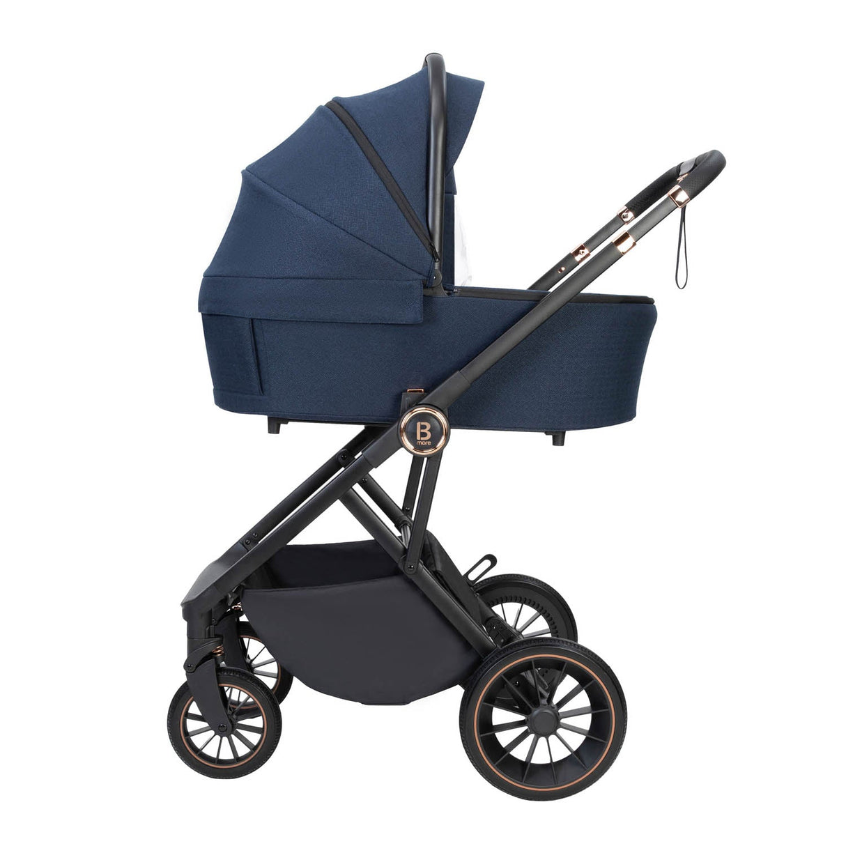 Babymore Chia Travel System + Coco Car Seat & Base - Midnight Blue