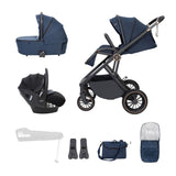 Babymore Chia Travel System + Pecan Car Seat - Midnight Blue