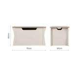 CuddleCo Clara Storage Box - Cashmere and Ash
