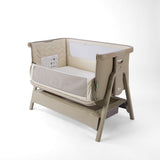 Tutti Bambini CoZee Air 2 Bedside Crib - Soft Walnut / Cocoa