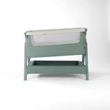 Tutti Bambini CoZee Air 2 Bedside Crib - Whitewash / Kelp