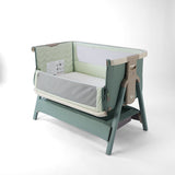 Tutti Bambini CoZee Air 2 Bedside Crib - Whitewash / Kelp