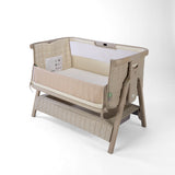 Tutti Bambini CoZee Sense Bedside Crib - Soft Walnut / Cocoa