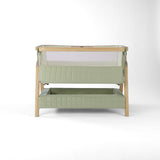 Tutti Bambini CoZee Sense Bedside Crib - Drifted Oak / Eucalyptus