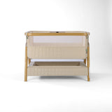 Tutti Bambini CoZee Sense Bedside Crib - Toasted Oak / Sand