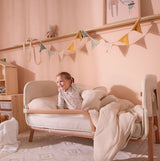 Tutti Bambini Cozee XL Junior Bed & Sofa Expansion Pack - Scandinavian Walnut & Ecru