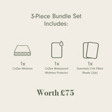 Tutti Bambini CoZee Essentials Mattress & Bedding Bundle