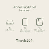 Tutti Bambini CoZee Supreme Mattress & Bedding Bundle - Cocoon