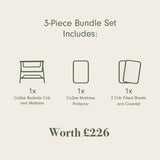Tutti Bambini CoZee Bedside Crib Bundle - Cocoon