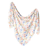 Copper Pearl Knitted Swaddle Blanket Nautical