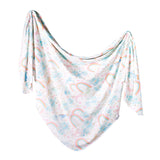 Copper Pearl Knitted Swaddle Blanket Whimsy