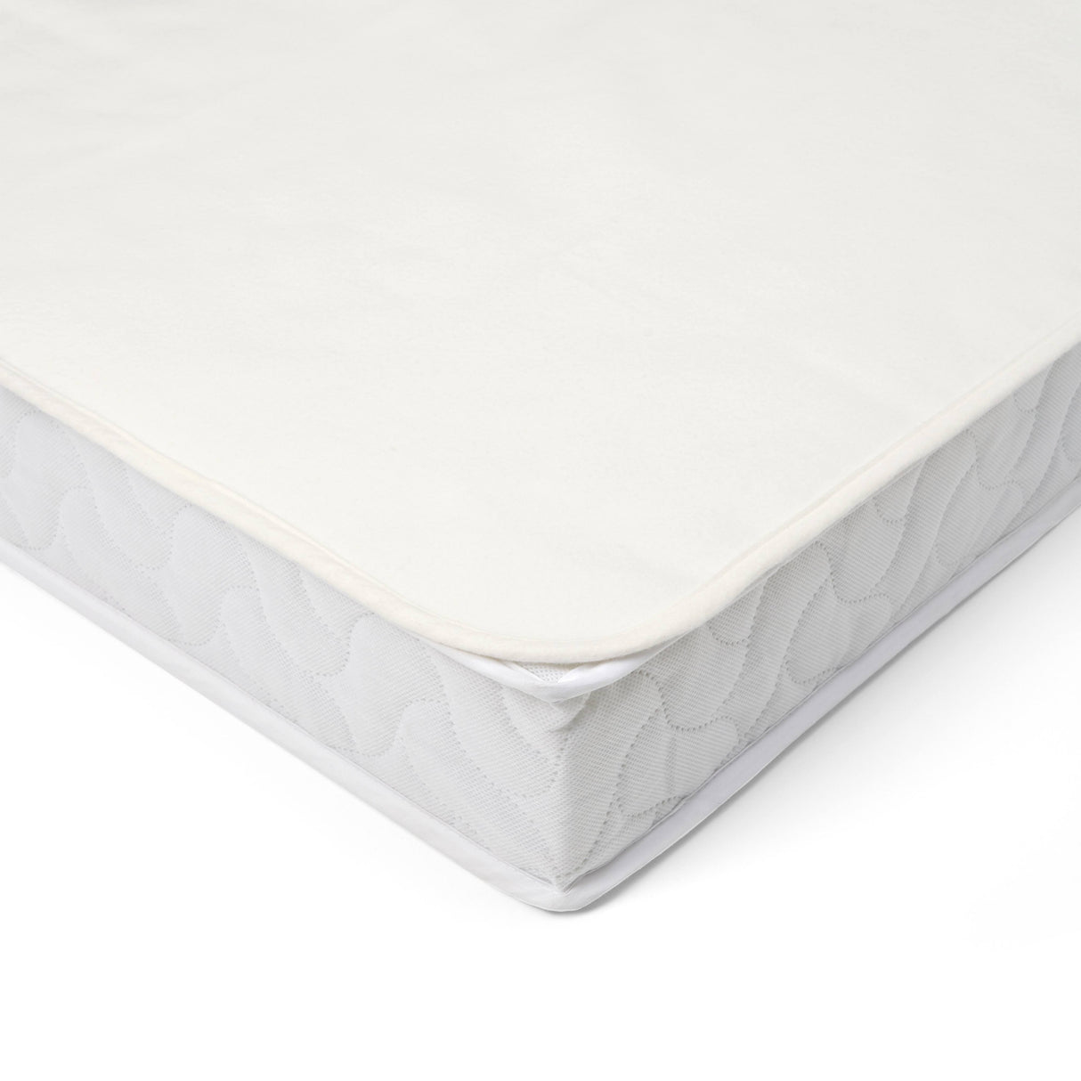 Tutti Bambini Essentials Alba Mini Cot Bed, Mattress & Bedding Bundle - White