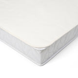Tutti Bambini Essentials Alba Mini Cot Bed, Mattress & Bedding Bundle - White