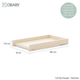 Obaby Cot Top Changer - Cashmere